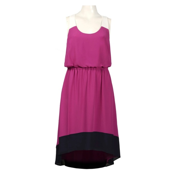 High Low Day Dress (JS3A4824/PURPLE) - Picture 2 of 5